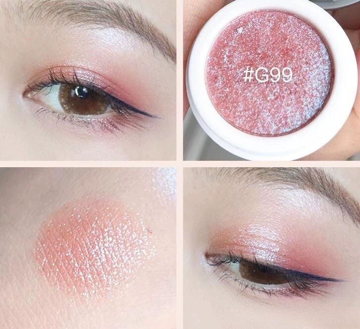 无盒橘朵单色正品彩妆化妆丝滑眼影初学者美妆珠光哑光大地色眼影