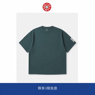 【BD CAVEMPT】LABEL TEE 余文乐同款日系男士宽松袖标短袖T恤