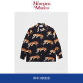 Humans 衬衫 Mades TIM 老虎夏威夷休闲长袖 21AW LEHI 男女