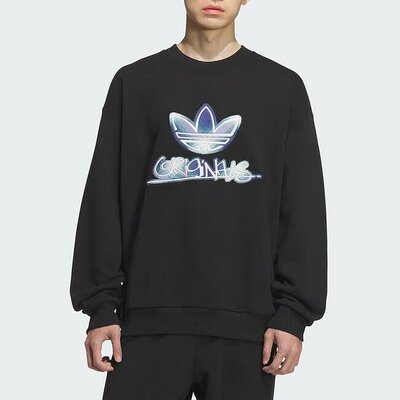 阿迪达斯三叶草男子休闲运动卫衣