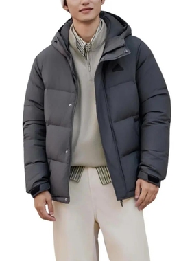 Adidas阿迪达斯男女装 拒水防风保暖舒适连帽羽绒服KF6753