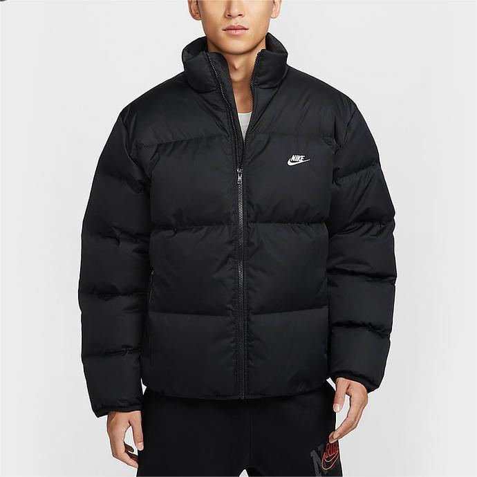 常规休闲运动羽绒服耐克立领男子