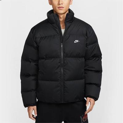 常规休闲运动羽绒服耐克立领男子