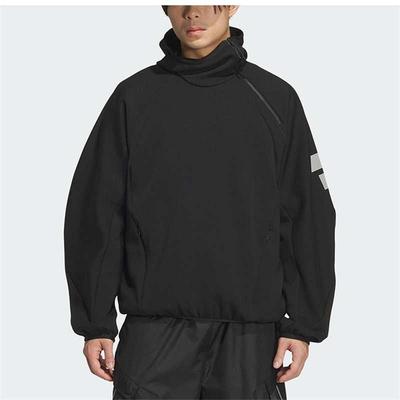 阿迪男装宽松休闲连帽套头卫衣