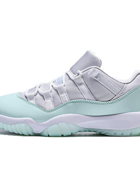 耐克NIKE Air Jordan11 AJ11柠檬黄蛇白黄低帮篮球鞋AH7860-103
