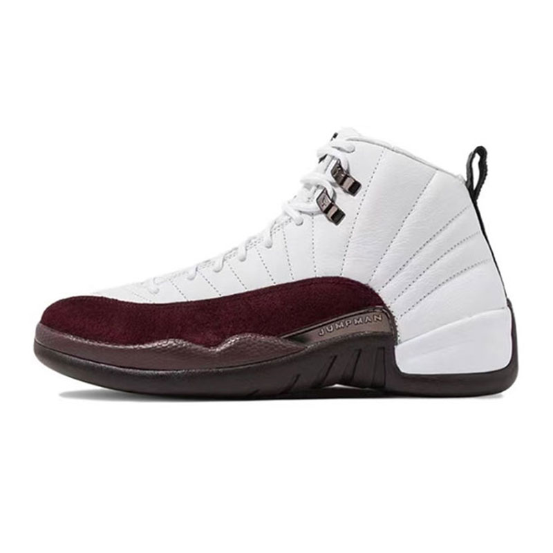 耐克女鞋AMM x Air Jordan 12 AJ12白酒红复古篮球鞋 DV6989-100 运动鞋new 篮球鞋 原图主图