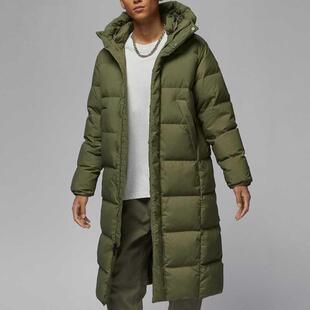 Nike耐克男装 时尚运动休闲保暖长款连帽羽绒服FV7270-222