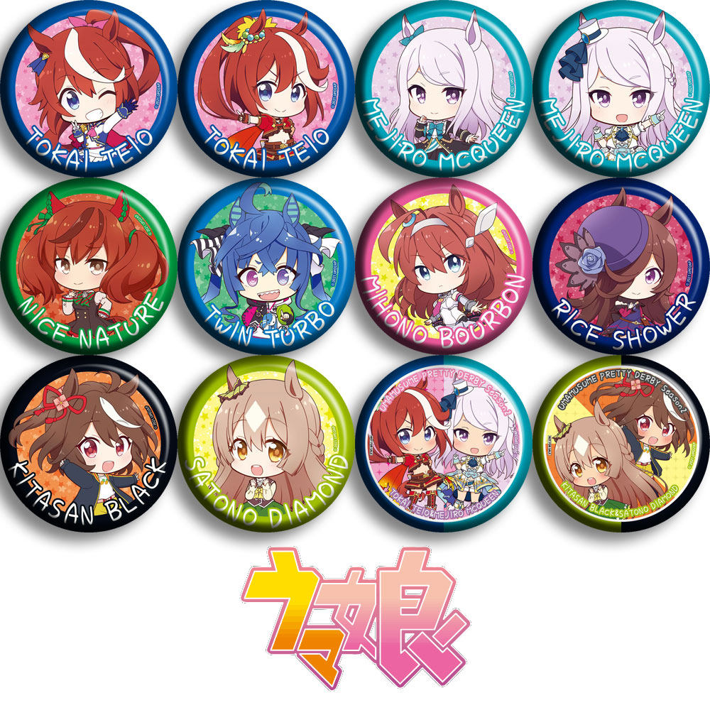 赛马娘吧唧动漫徽章特别周无声玲鹿二次元周边礼物吧唧定制海报G