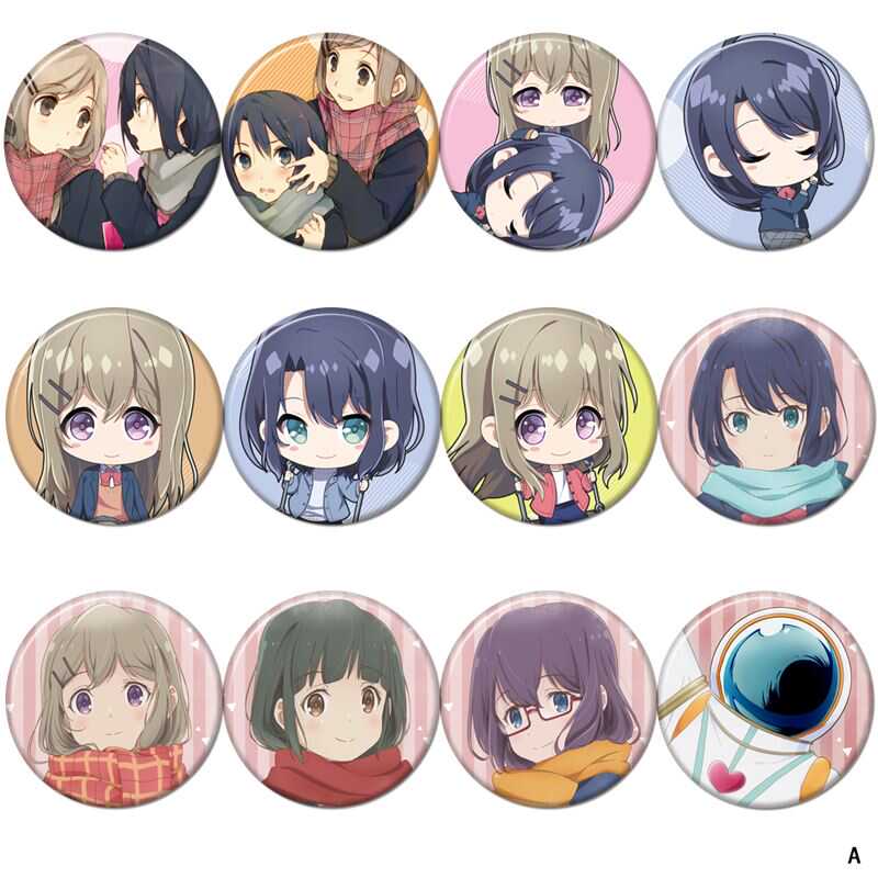 安达与岛村吧唧亮膜铁底马口铁