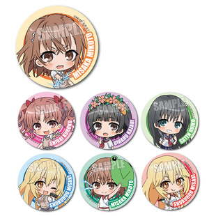 魔法禁书目录某科学的超电磁炮T吧唧 御坂美琴/白井黑子动漫徽章D