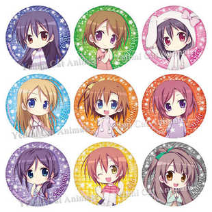 LoveLive徽章 高坂穗乃果西木野真姬小泉花阳Q版动漫吧唧胸章03