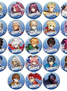 FATE系列创世连接FateEXTELLA LINK动漫游戏徽章 吧唧胸章23种A