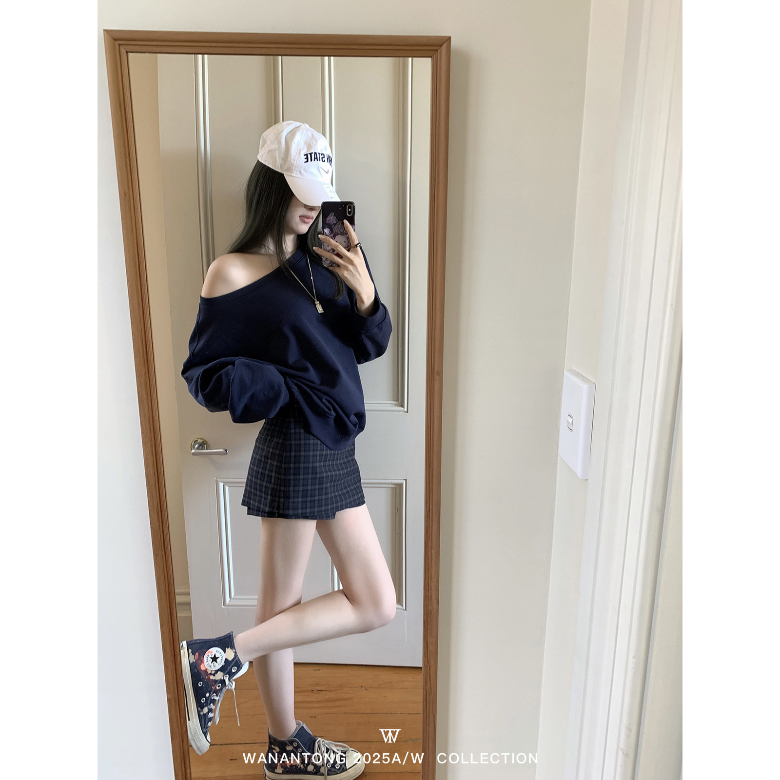 WANANTONG 东区格雷系 去繁就简拉链开叉设计裙裤女秋季短裙裤,女装/女士精品,半身裙,淘宝优惠券,粉丝福利购,淘宝优惠卷