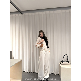 WANANTONG 快速出门懒懒裤 自留 加厚复合特殊绒呢子裤女休闲裤