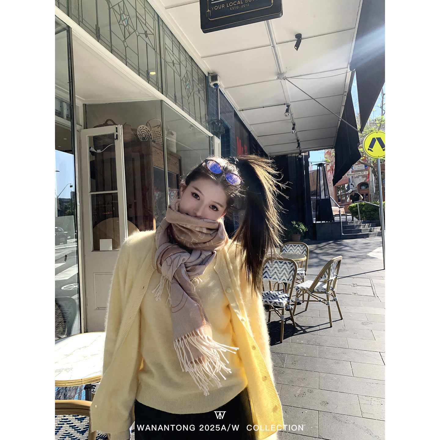 WANANTONG 暖冬雾雪 毛茸茸系列 羊毛羊绒拉绒开衫+套头毛衣女,女装/女士精品,毛针织衫,淘宝优惠券,粉丝福利购,淘宝优惠卷