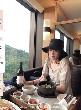WANANTONG 海盐cookie 法式花边小衫女夏季短袖小衫