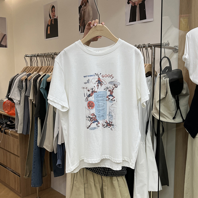 卡通短袖T恤女韩国东大门十三行