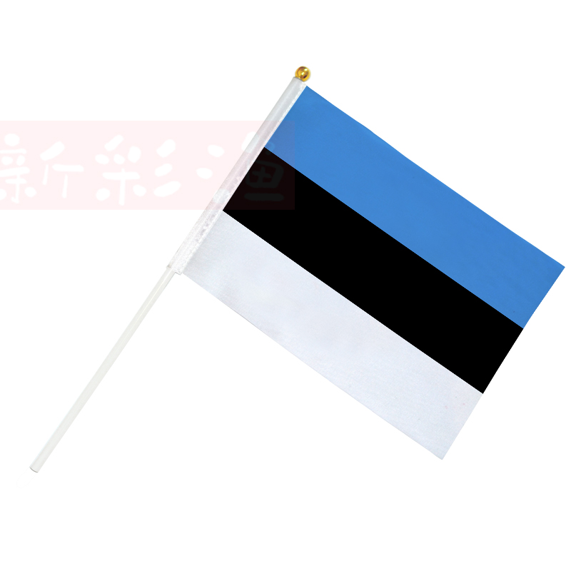 8号爱莎尼亚旗子手摇小旗子厂家7号刀旗订做串旗Elsa,flag大旗