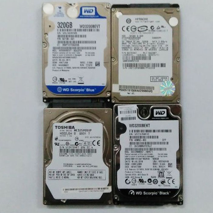 6 wd/西部数据 wd3200bekt 320g 笔记本二手移动硬盘2.5英寸sata
