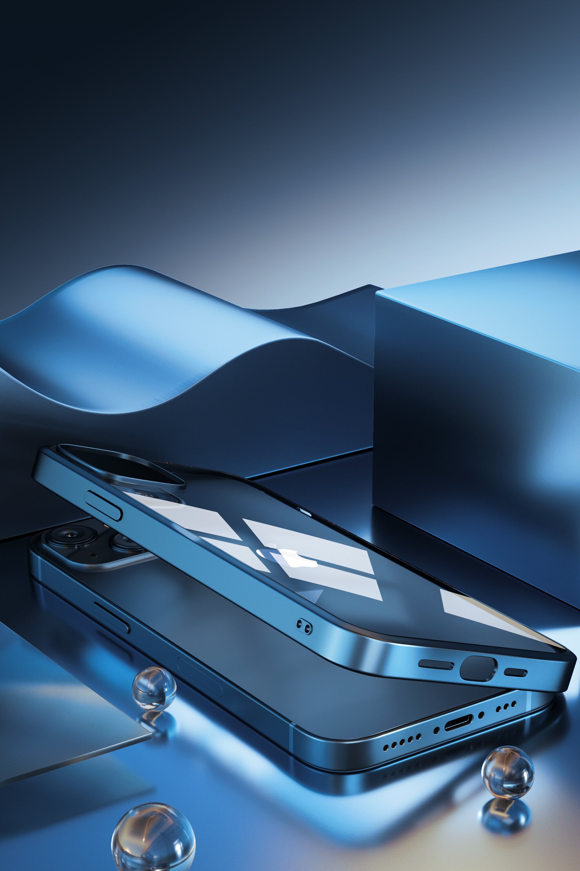 【430-高级手机壳】c4d工程oc渲染3d模型素材三维场景海报电商