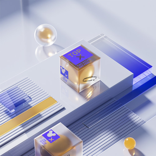 700-微软风C4D工程OC渲染3D模型素材科技设计场景灯光B端贴图材质