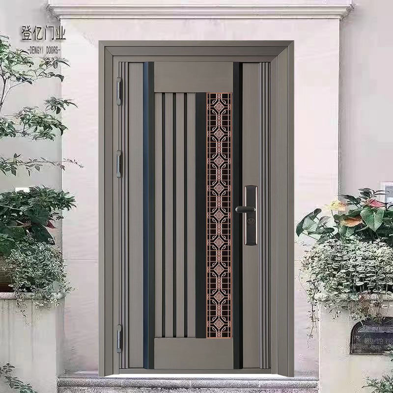 定制dy韩式门入户门韩式防盗门不锈钢进户门可加通风纱网门中门
