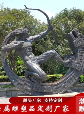 铸铜神话人物故事主题雕塑工艺品