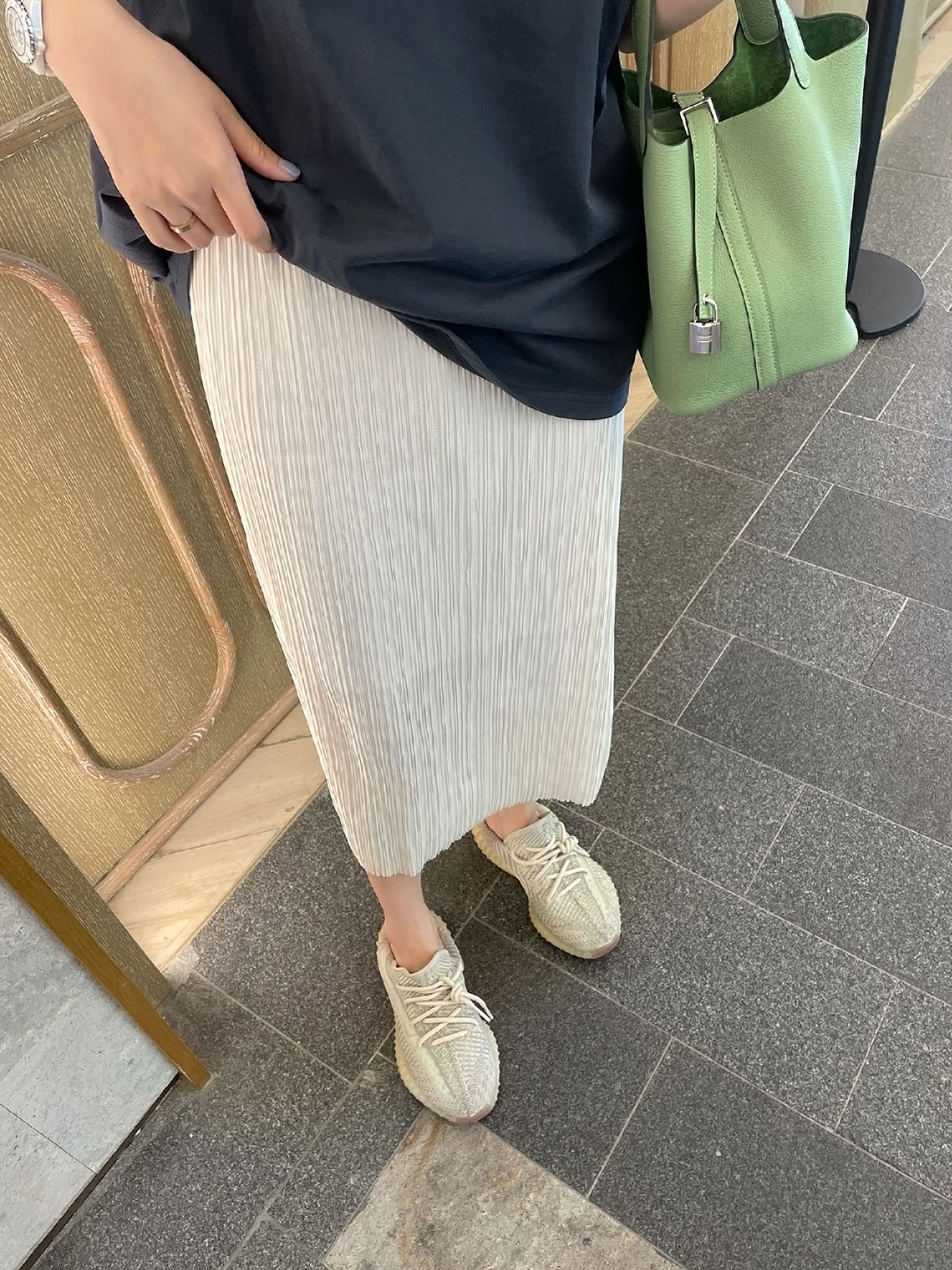 外贸品牌撤柜清仓开叉中长款裙