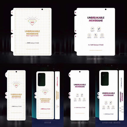 三星Galaxy Z Fold 7 6 5/4/2金刚隐形膜Z Flip 7 6 3折叠屏W26 W25 W24手机水凝膜W22侧边W23后膜21内屏外屏