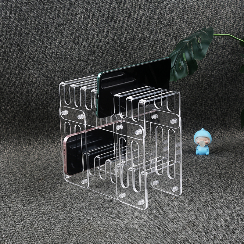 手机支架透明亚克力多层