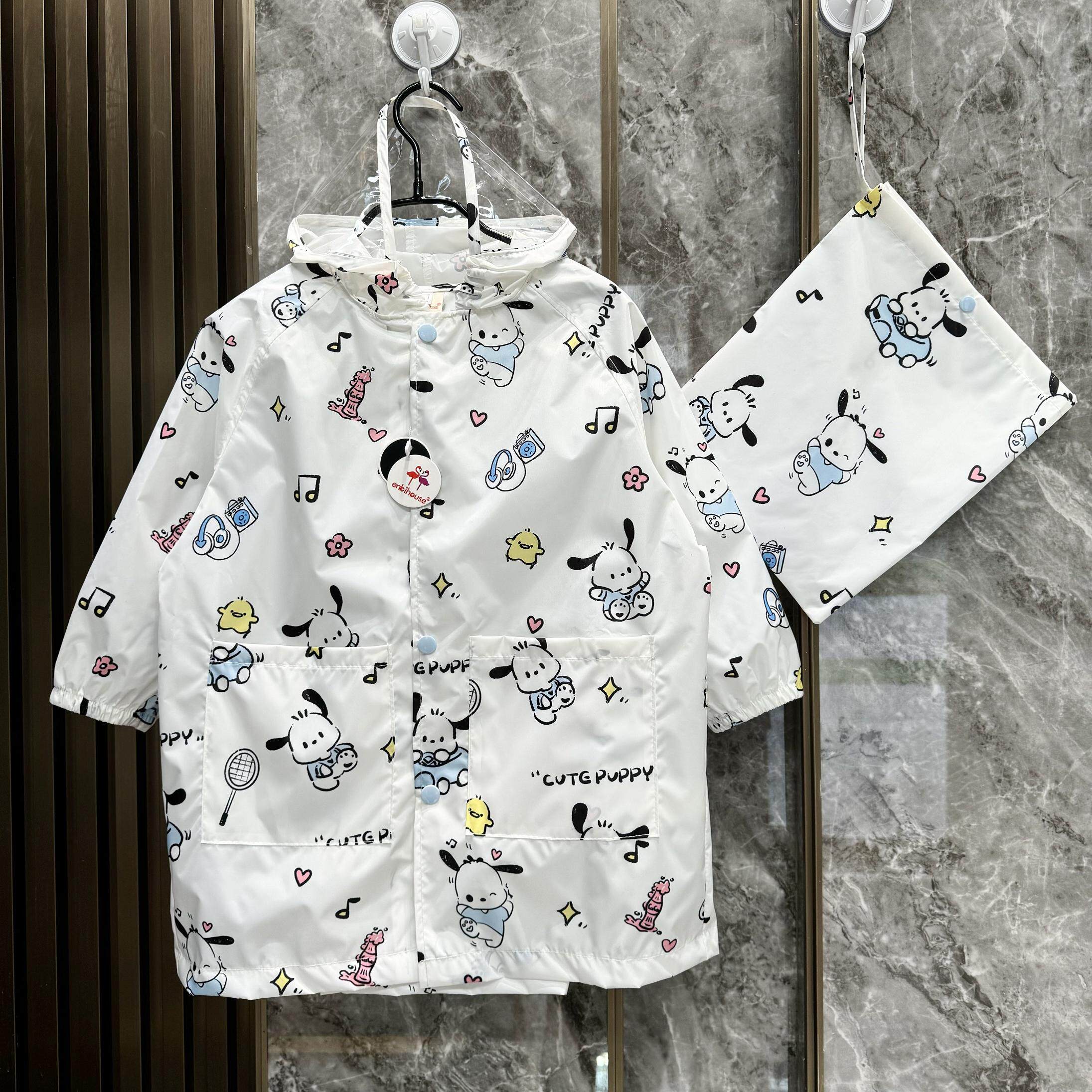 2026新卡通儿童雨衣男女成人亲子宝宝小学生防水轻薄速干环保雨披