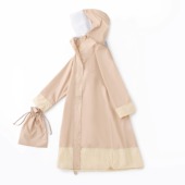 日单大学生成人四季 单人全身防暴雨雨衣户外质感书包位徒步长雨披