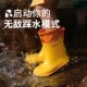 防滑胶鞋 大树爷爷儿童雨鞋 时尚 2026新款 不累脚雨靴 男女童防水鞋