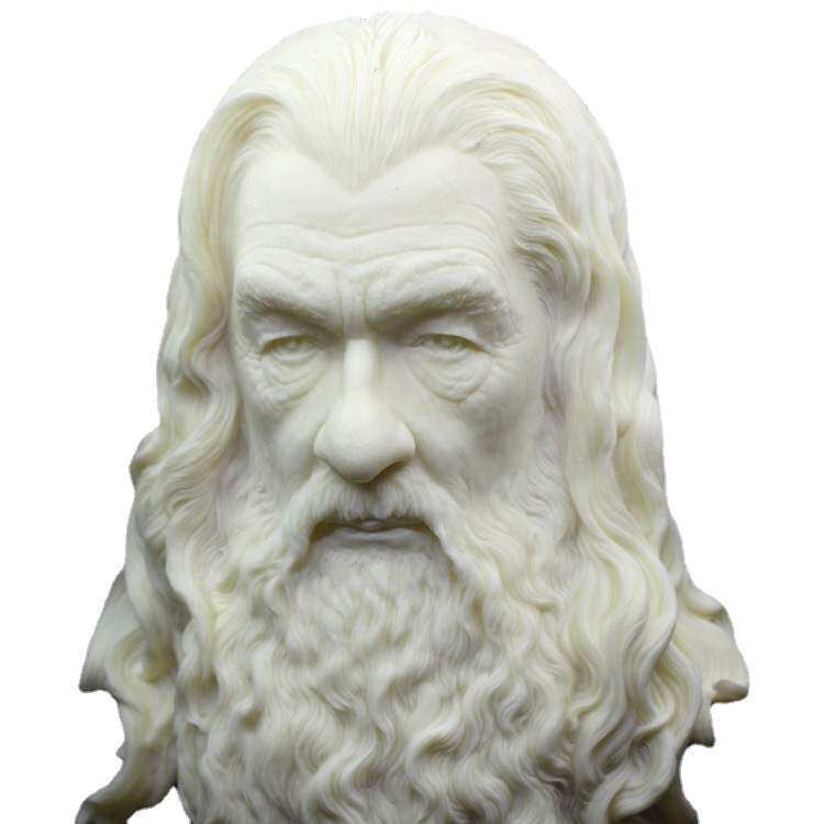霍比特人指环王魔戒甘道夫法师胸像雕像头像摆件现货
