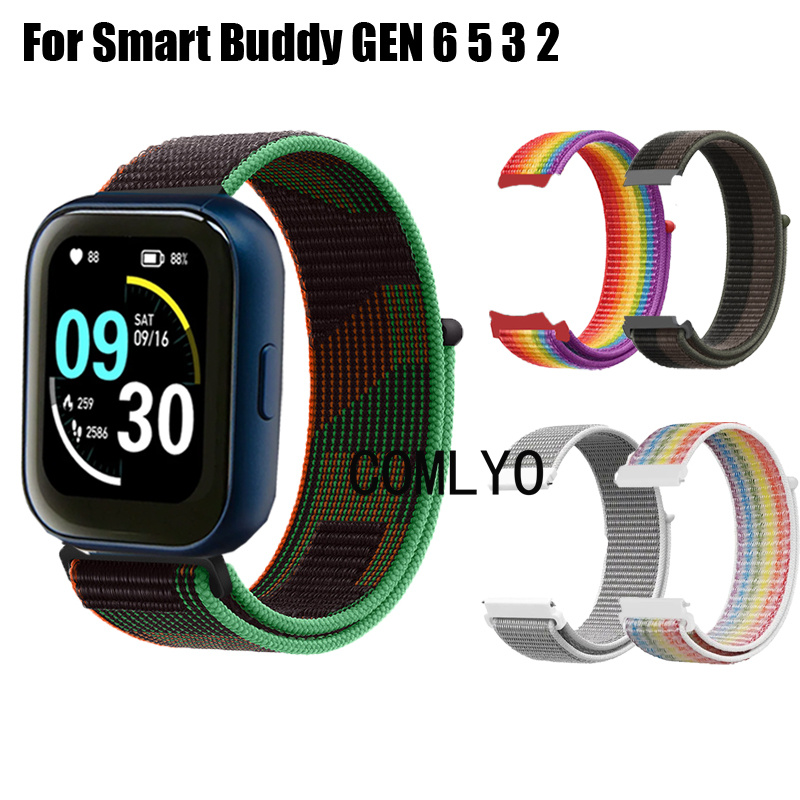 适用GEN 6 5 3 2 Posb Smart buddy watch表带尼龙织物透气男女款