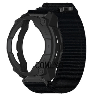 套装 适用佳明本能instinct 3保护壳表带尼龙透气排汗运动腕带