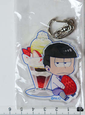 日本正版现货]阿松 ×animatecafe 亚克力挂件 松野一松（S