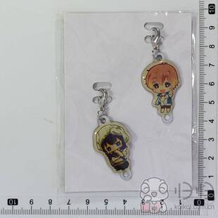 日本正版现货]男子游泳部 Free! Q版金属挂件组 七濑遥＆叶月渚