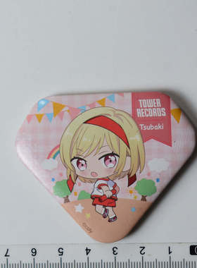 日本正版现货]On Air!  ×TOWER RECORDS CAFE 徽章 雅野椿（S