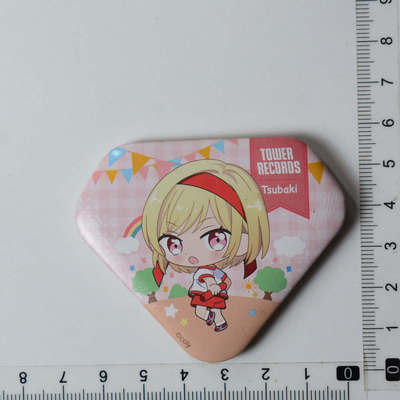 日本正版现货]On Air!  ×TOWER RECORDS CAFE 徽章 雅野椿（S