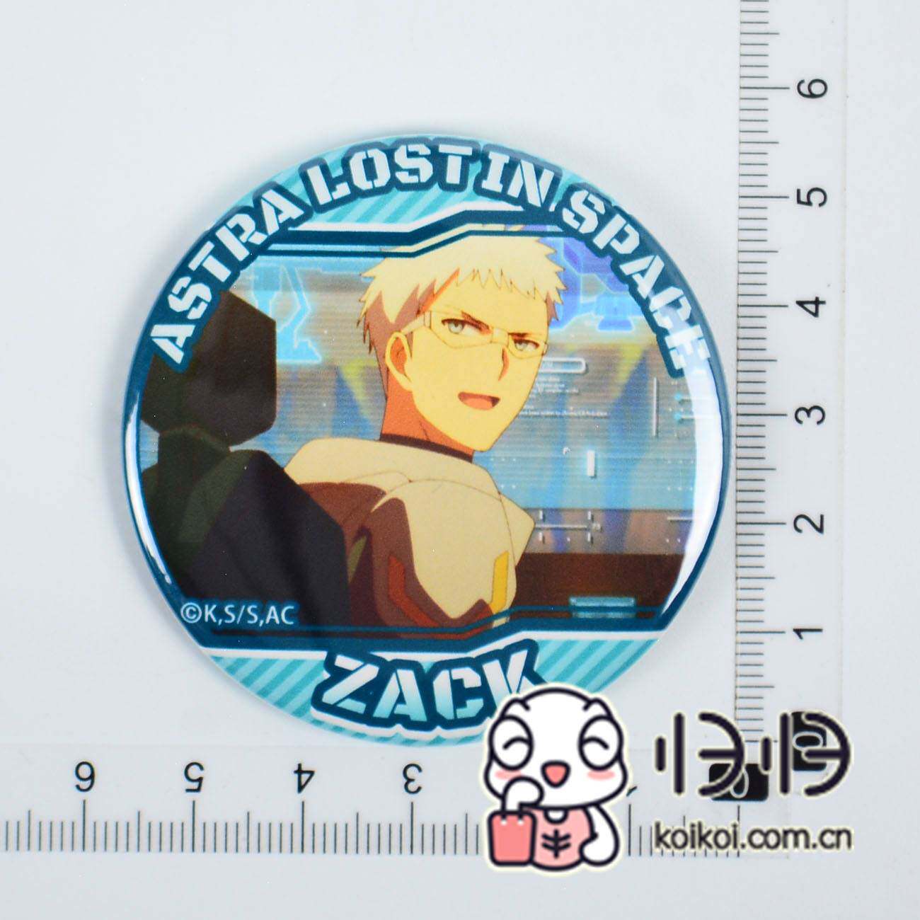 日本正版现货]彼方的阿斯特拉 彼方のアストラ 徽章 扎克沃克(t