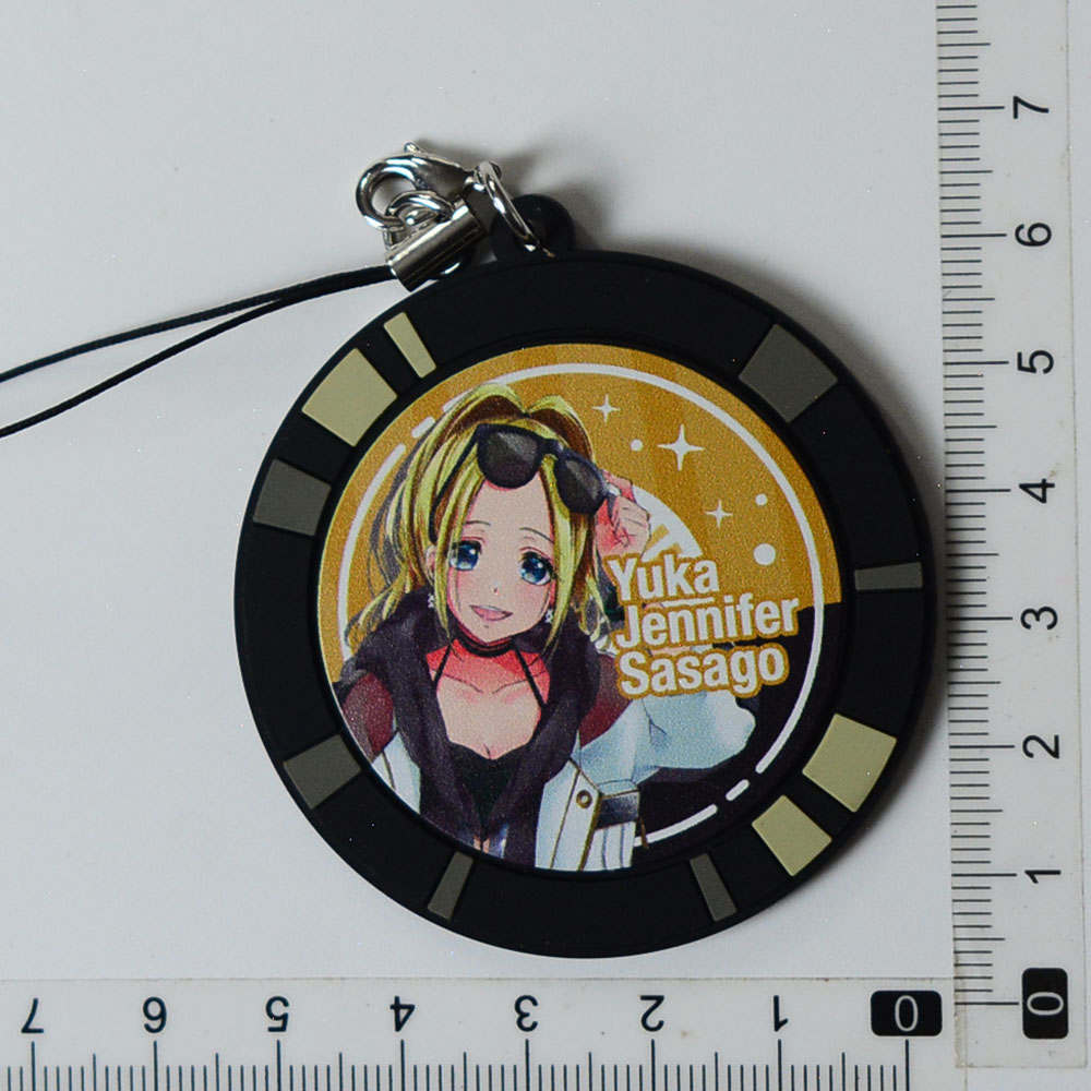 日本正版现货]D4DJ Groovy Mix 黑胶风橡胶挂件 笹子 由香（S