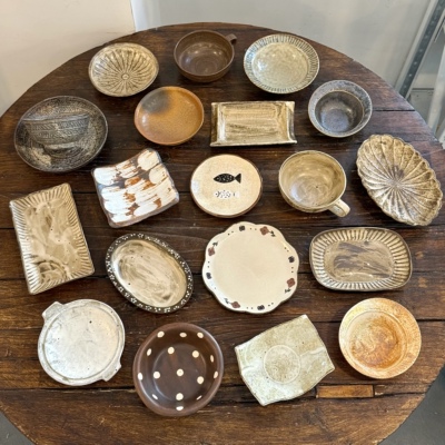 漫生活老板娘餐盘菜盘系列景德镇手作系列复古风侘寂风家用餐厅