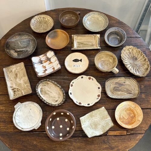 漫生活老板娘餐盘菜盘系列景德镇手作系列复古风侘寂风家用餐厅