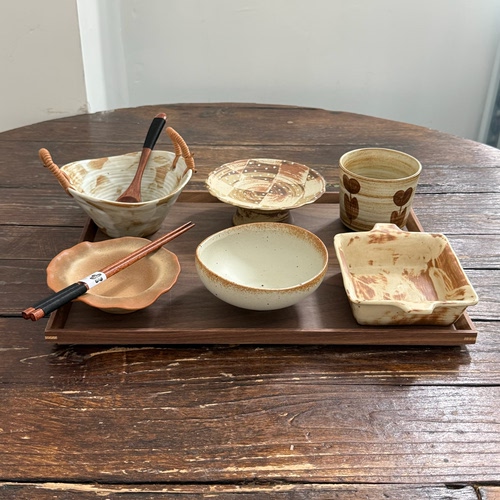 漫生活老板娘 岁月温陶 一人食中式复古食碗餐具家用粗陶精致分餐