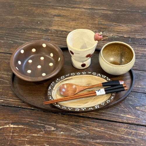 漫生活老板娘 樱桃点点 可爱精致漂亮餐具套装一人食下午茶减脂餐