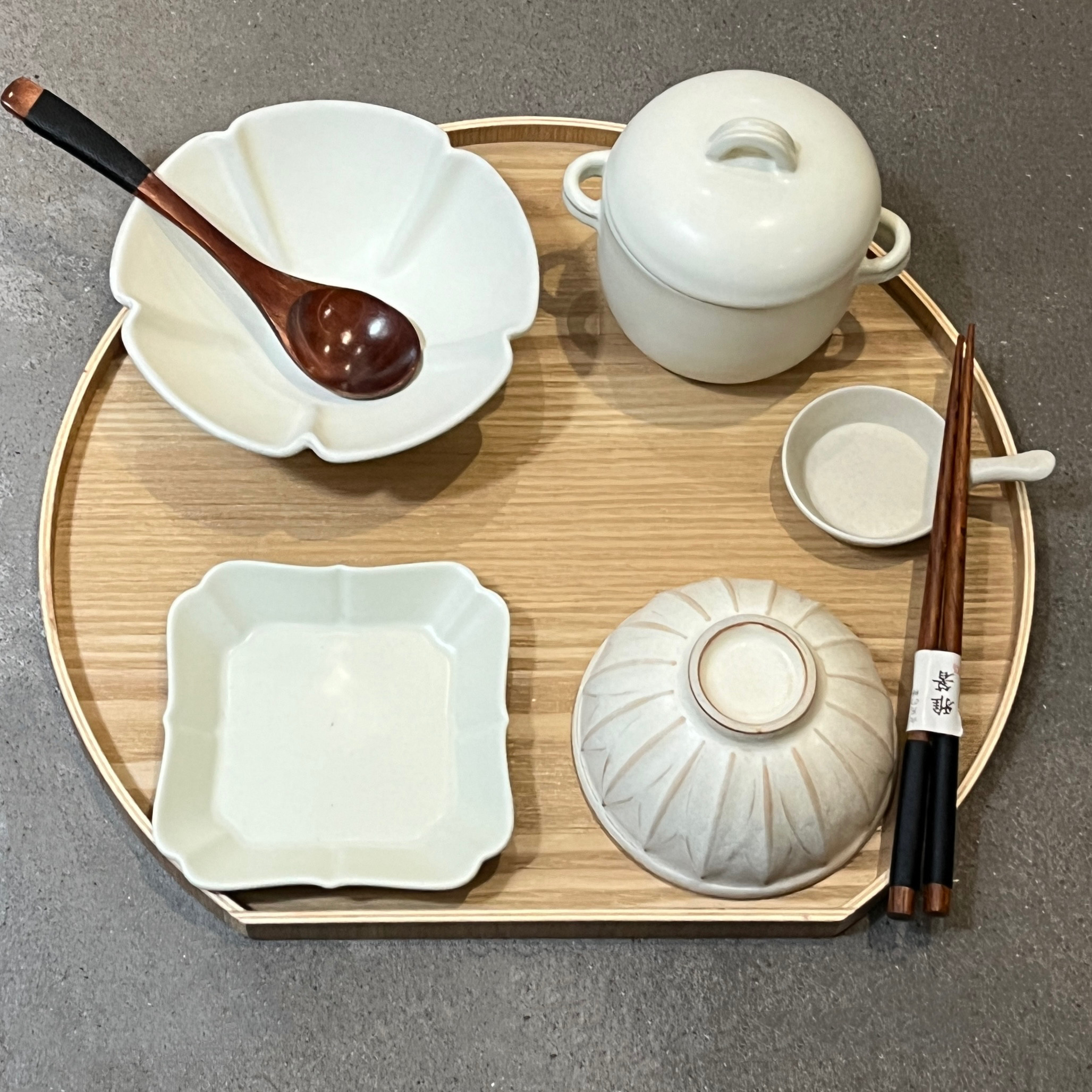 漫生活老板娘 琼碎乱玉一人食套装 幼儿园简餐月子餐简约干净餐具