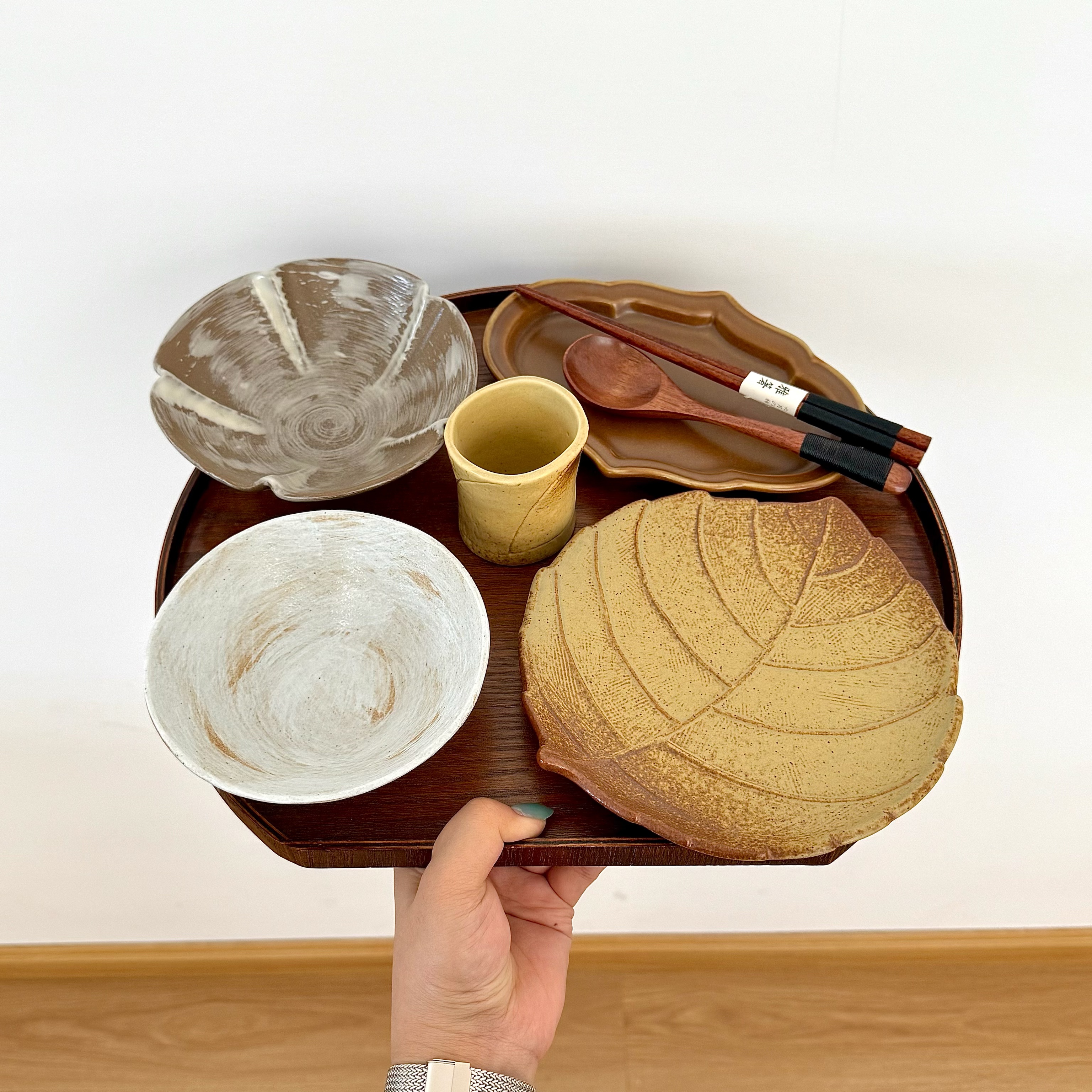 漫生活老板娘 叶影陶集一人食拍摄餐具摆盘ins风餐具碗碟盘高级感