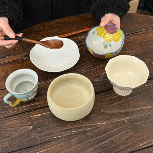 漫生活老板娘 田园花叙 小清新田园风阳光一人食餐具碗盘杯碟套装