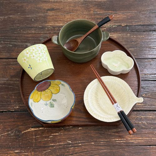 漫生活老板娘 花漾野趣 清新向日葵一人食餐具自然田园风家用餐厅
